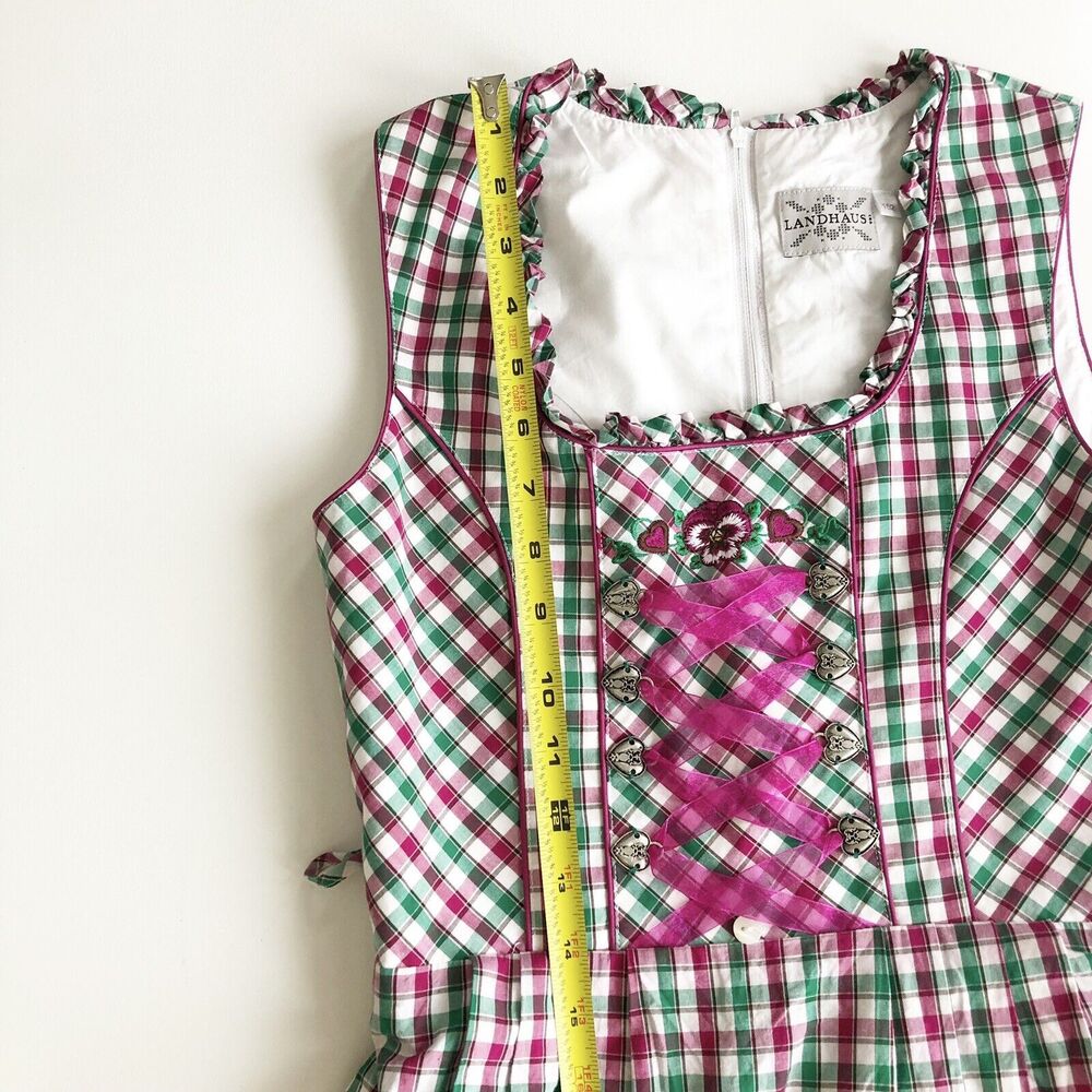 Pink and Green Women’s Dress - Picture 9 of 12